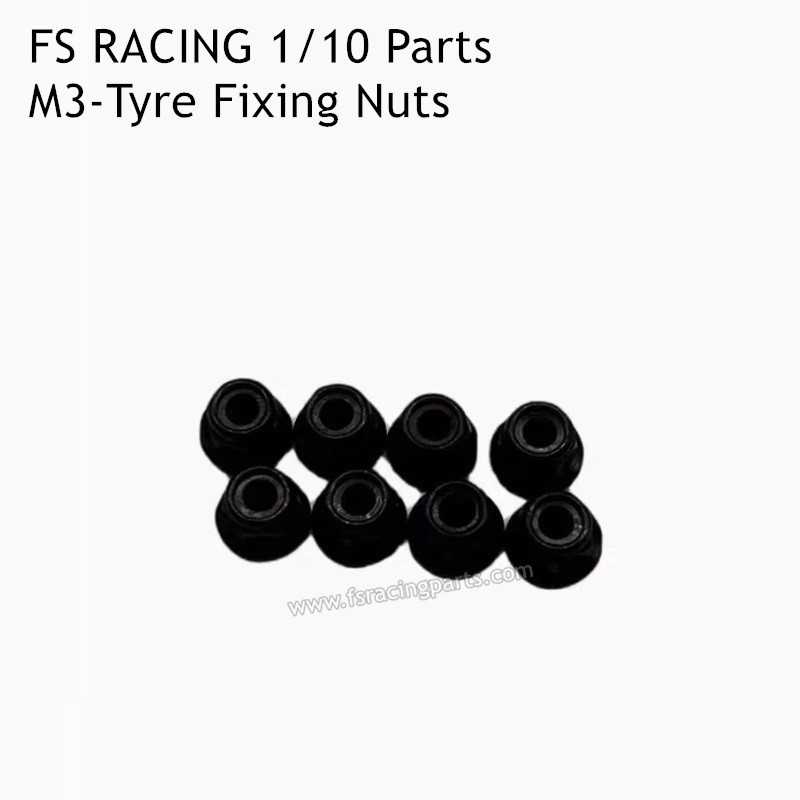 FS RACING 1/10 Scale High Speed Racing Car Parts M3 Tyre Fixing Nuts