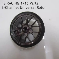 FS RACING 1/16 Scale RC Car Parts 3-Channel Universal Rotor, FS RACING RC Car Parts