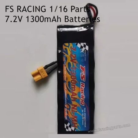 FS RACING 1/16 Scale Parts 7.2V 1300mAh Nickel-Metal Hydrogen Batteries