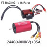 FS RACING 1/16 Scale Parts 2440(4000KV)+35A Motor, FS RACING RC Car Parts