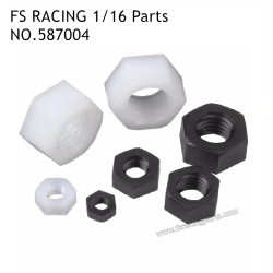 FS RACING 1/16 Scale RC Car Parts M3 Nylon Nut 587004, FS RACING Truck Parts