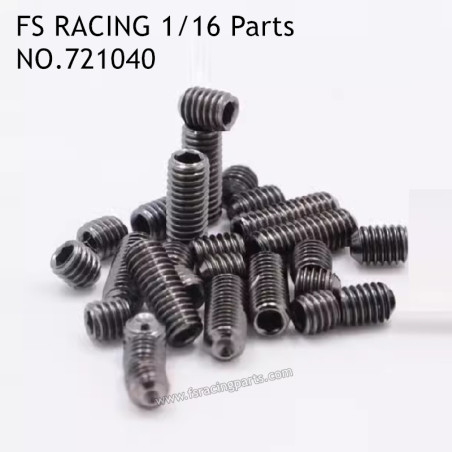 FS RACING 1/16 Scale RC Car Parts Hexagon Socket Set Screws without Head 721040