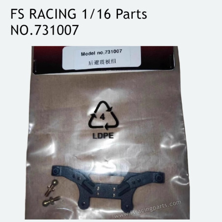 FS RACING 1/16 Scale High Speed Racing Car Parts Rear Shock Absorber Plate 731007