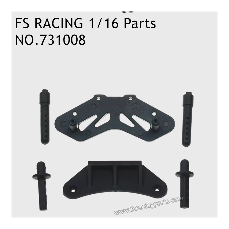 FS RACING 1/16 Scale High Speed Racing Car Parts Bumper Plate Set 731008