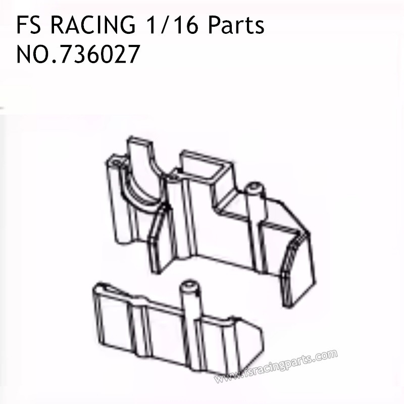 FS RACING 1/16 Scale 4WD All Terrain RC Car Parts Battery Holder Set 736027