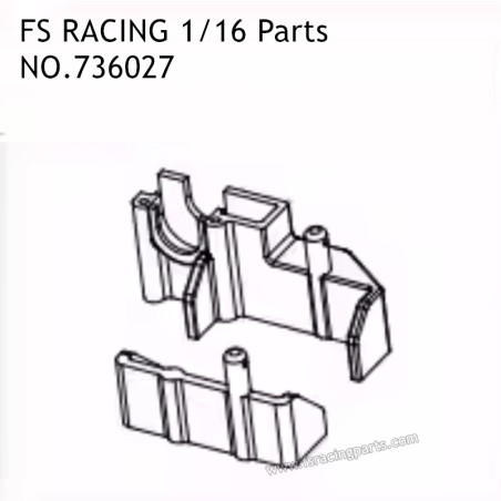 FS RACING 1/16 Scale 4WD All Terrain RC Car Parts Battery Holder Set 736027