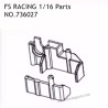 FS RACING 1/16 Scale 4WD All Terrain RC Car Parts Battery Holder Set 736027