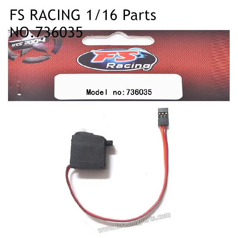 FS RACING 1/16 Scale Parts New Version 9g 3-Wire Servo 736035, FS RACING RC Car Parts