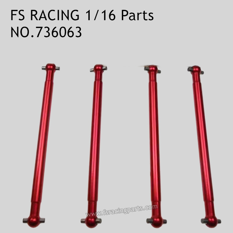 FS RACING 1/16 Scale Parts Metal Drive Shaft Set 736063, FS RACING RC Car Parts