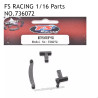 FS RACING 1/16 Scale Parts Rudder Protection Set, FS RACING 736072