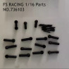 FS RACING 1/16 Scale Parts Swing Arm Tie Rods, FS RACING 736103