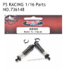FS RACING 1/16 Scale Parts Shock Absorbers, FS RACING 736148