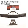 FS RACING 1/16 Scale Parts Front Bumper Set, FS RACING 738025