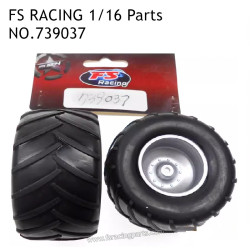 FS RACING 1/16 Scale RC Car Parts Wheel Set 739037