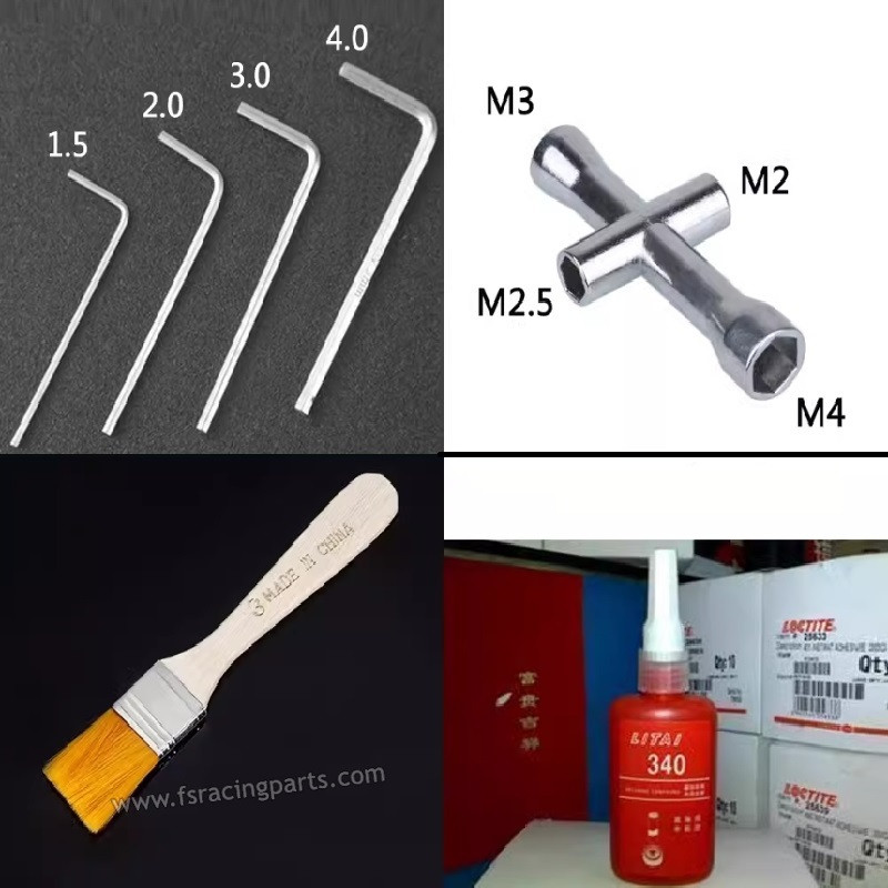 FS RACING 1/16 Scale RC Car Parts Complete Kit