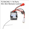 FS RACING 1/16 Scale RC Car Parts ESC Mini Remote Control