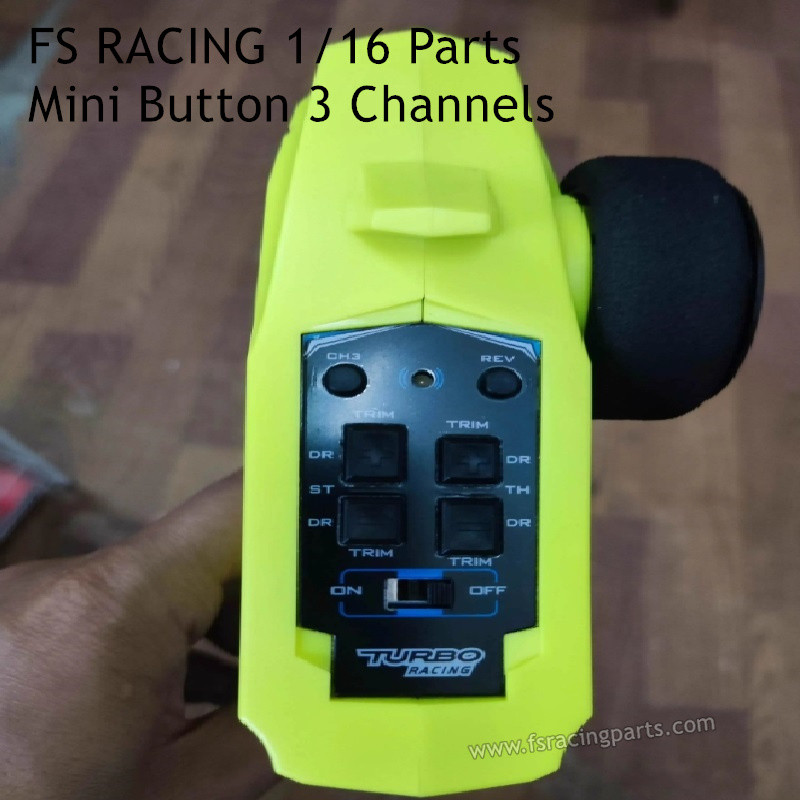 FS RACING 1/16 Scale Parts Mini Button 3 Channels