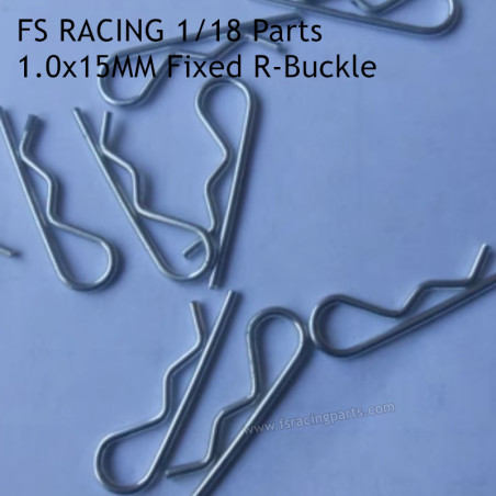 FS RACING 1/18 Scale Parts 1.0x15MM Fixed R-Buckle, FS RACING RC Truck Parts