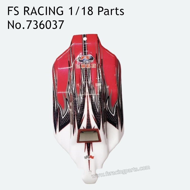 FS RACING 1/18 Scale Parts Car Shell Red 736037, FS RACING RC Truck Parts