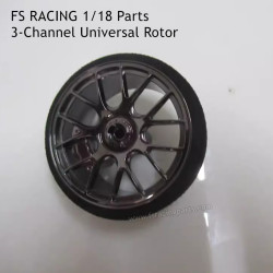 FS RACING 1/18 Scale Parts 3-Channel Universal Rotor, FS RACING RC Truck Parts