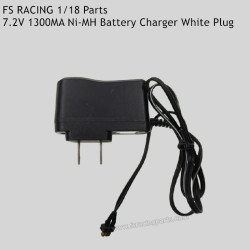 FS RACING 1/18 Scale Parts 7.2V 1300MA Ni-MH Battery Charger White Plug
