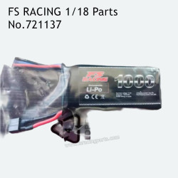 FS RACING 1/18 Scale Parts 1000mAh Li-ion Battery 721137, FS RACING RC Truck Parts