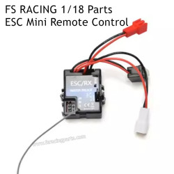 FS RACING 1/18 Scale Parts ESC Mini Remote Control, FS RACING RC Car Parts