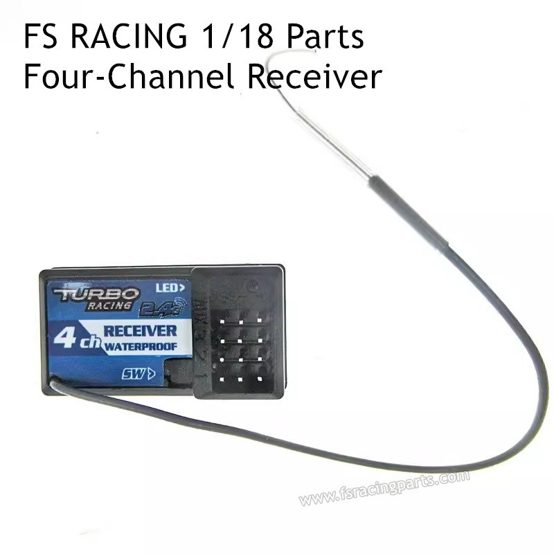 FS RACING 1/18 Scale Parts Four-Channel Receiver, FS RACING RC Car Parts