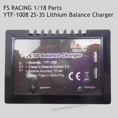 FS RACING 1/18 Scale Parts 2S-3S Lithium Balance Charger YTF-1008
