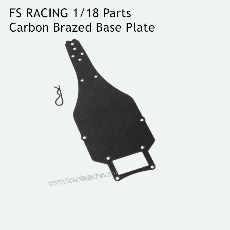 FS RACING 1/18 Scale Parts Carbon Brazed Base Plate, FS RACING RC Car Parts
