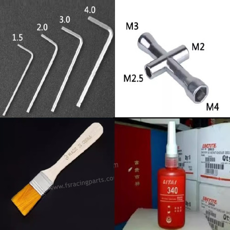 FS RACING 1/18 Scale Parts Complete Kit, FS RACING RC Car Parts