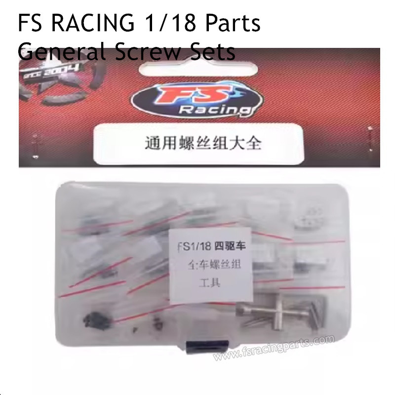 FS RACING 1/18 Scale Parts General Screw Sets, FS RACING RC Car Parts
