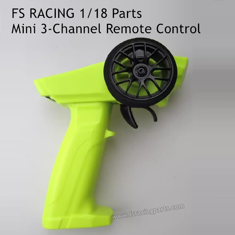 FS RACING 1/18 Scale Parts Mini 3-Channel Remote Control Yellow