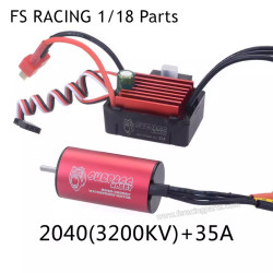 FS RACING 1/18 Scale RC Car Parts 2040(3200KV)+35A Motor, FS RACING Parts