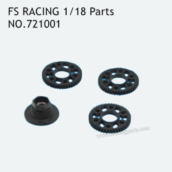 FS RACING 1/18 Scale RC Car Parts Main Spur Gear Set 721001, FS RACING Parts