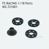 FS RACING 1/18 Scale RC Car Parts Main Spur Gear Set 721001, FS RACING Parts