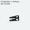 FS RACING 1/18 Scale RC Car Parts Metal Front Wheel Axle 721025