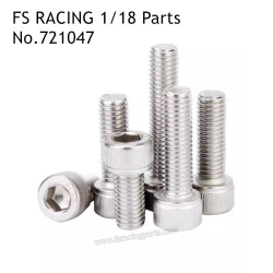 FS RACING 1/18 Scale RC Car Parts M2x5 Round Head Hexagon Socket Screw 721047