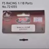 FS RACING 1/18 Scale RC Car Parts Left Steering Tie Rod 721055