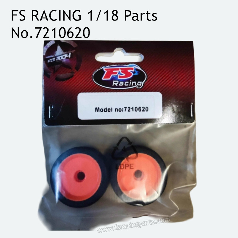FS RACING 1/18 Scale Drift Car Parts Soft Front Wheels 721062