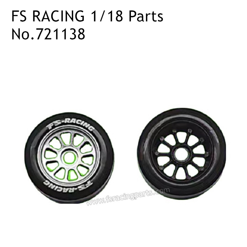 FS RACING 1/18 Scale Drift Car Parts Front Wheels 721138