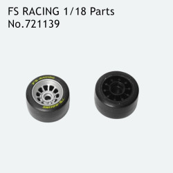 FS RACING 1/18 Scale Drift Car Parts PVC Rear Wheels 721139