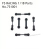 FS RACING 1/18 Scale Drift Car Parts Adjustable Tie Rods 731001