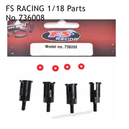 FS RACING 1/18 Scale Drift Car Parts Spindle Set 736008