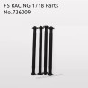 FS RACING 1/18 Scale Drift Car Parts Transverse Drive Shaft Set 736009
