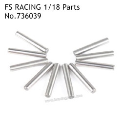FS RACING 1/18 Scale Drift Car Parts 2x36.5 Swing Axis Set 736039