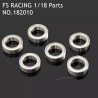 FS RACING 1/18 Scale RC Car Parts 8x12x3.5 Ball Bearing 18201, FS RACING Parts