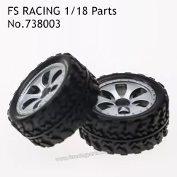 FS RACING 1/18 Scale High Speed Racing Car Parts Wheels 738003