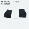 FS RACING 1/18 Scale High Speed Racing Car Parts Wing Mudguard 739004