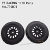FS RACING 1/18 Scale High Speed Racing Car Parts Short Truck Wheels 739005